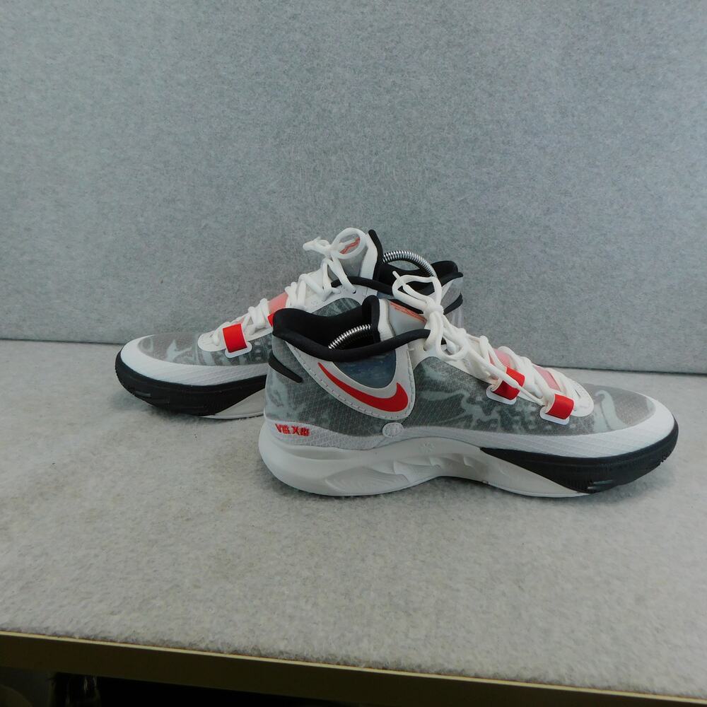 Nike Men's Kyrie 8 White University Red Sneakers - Size 13 - Picture 2 of 10